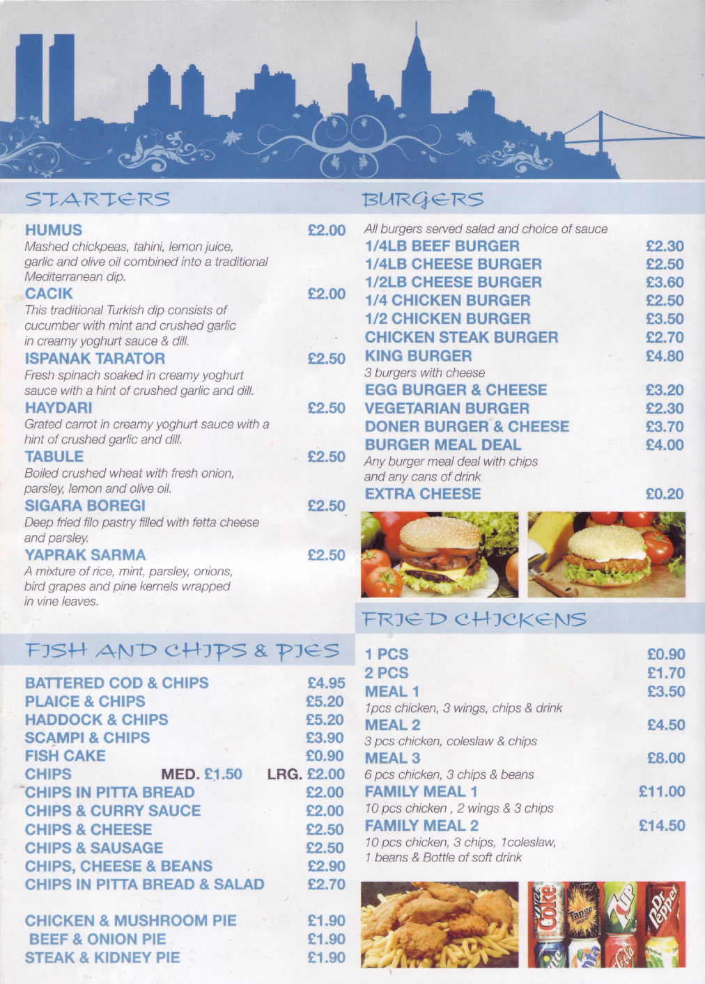 Istanbul Menu - page 1