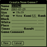 [Create new Game]
